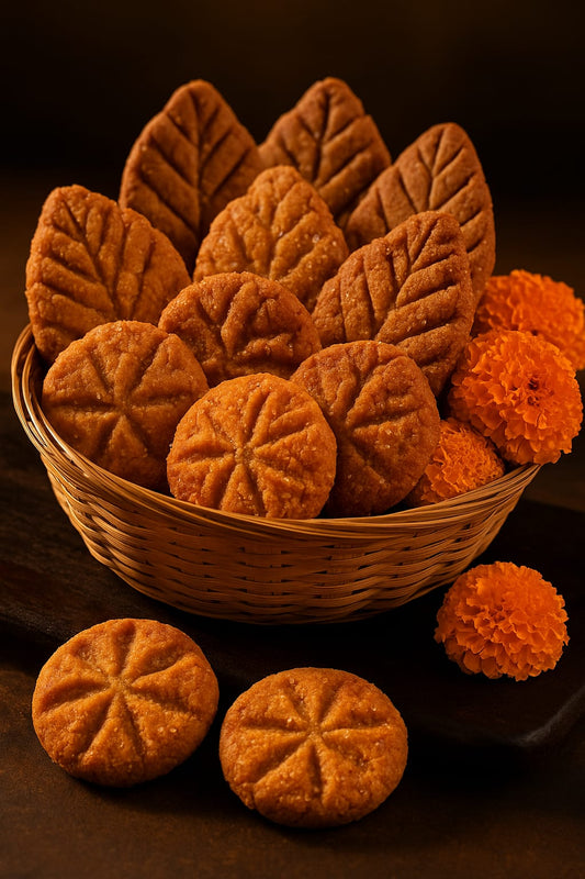 Coconut Jaggery Thekua