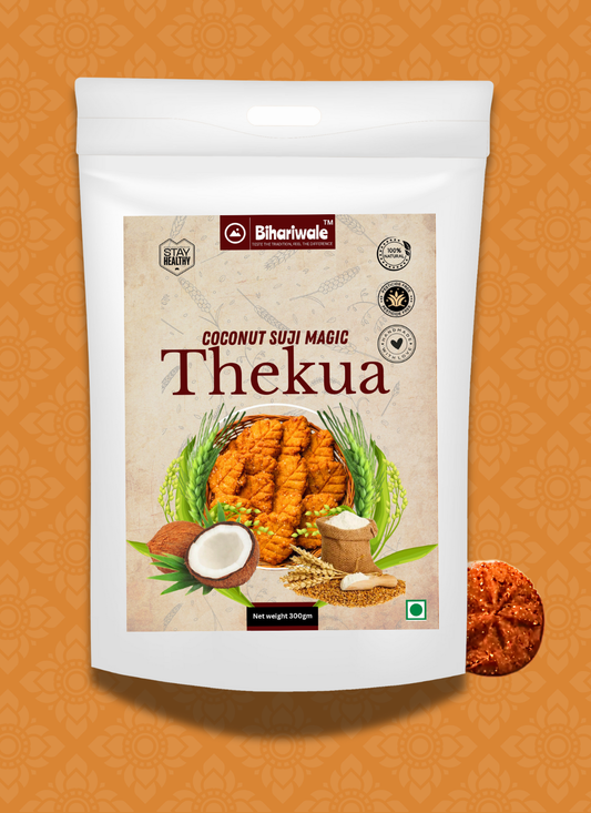 Coconut Suji Thekua